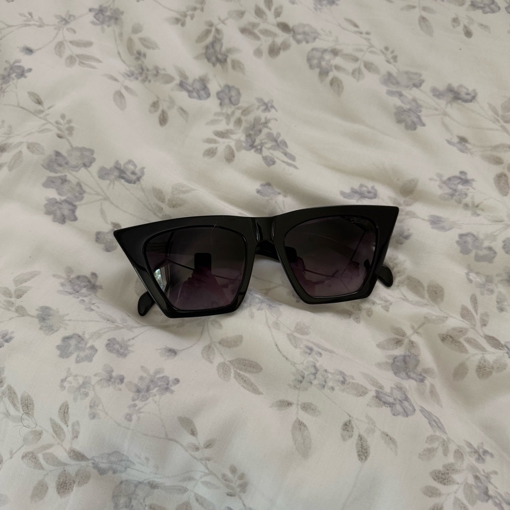 Celine Black Cat Eye Sunglasses Bold Design